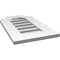 Ekena Millwork Octagonal Top Surface Mount PVC Gable Vent: Functional, w/ 3-1/2"W x 1"P Standard Frame, 14"W x 24"H GVPOT14X2401SF - alternate 4